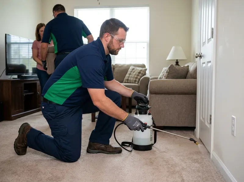 Flea and Tick Interior Broadcast Remediation in Denver, DE